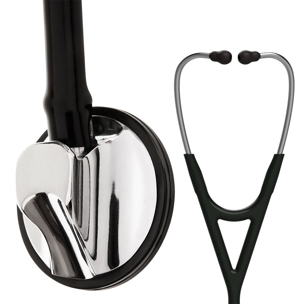 Cardiology Stethoscope, Single Head - Black &amp